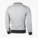 Herresweatshirt med krave F7 9