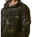 Herresweatshirt med militærmønster J1436 4