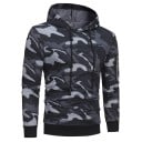Herresweatshirt med militærmønster J1436 11