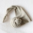 Set para sesión de fotos de bebé: gorro y manta 1