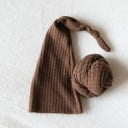 Set para sesión de fotos de bebé: gorro y manta 2
