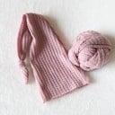 Set para sesión de fotos de bebé: gorro y manta 4