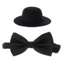 Ensemble photo pour enfants chapeau et nœud papillon 2