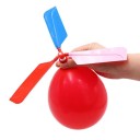 Ballonghelikopter för barn Flygande leksak med propeller driven av en uppblåst ballong Set med två ballonger Plast och gummi Diameter 28 cm 1