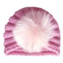 Dětský turban s bambulí 5