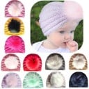Dětský turban s bambulí 10