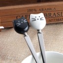 Tenedor de postre con gato 4