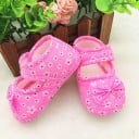 Zapatillas de algodón para niñas con flores 7