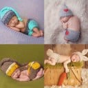 Conjunto de gorro y pantalón corto para niño 5