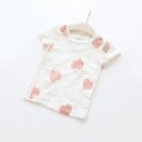 Conjunto de verano infantil con estampado: top y pantalón corto 3