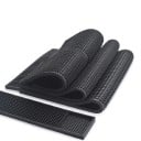 Baravtappningsmatta för tvättade glas Halkfri svart matta av flexibelt PVC med täta utstickare för vattenavrinning 4