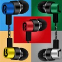Bashörlurar in-ear med flätad kabel 1,2 m och 3,5 mm jackkontakt Impedans 32 Ω Känslighet 115 dB Märkning L och R 6