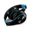 Trådlösa fällbara hörlurar över öronen för musik Bluetooth 4.0 Speltid 6 timmar Micro SD-kortplats Volymkontroll Räckvidd 10 m 14