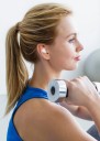Trådlösa in-ear hörlurar med bluetooth 5.0 Musik- och samtalskontroll Speltid 5 timmar Oval låda med två lock Plast och aluminiumlegering 4