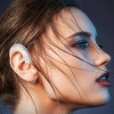 Trådlösa in-ear hörlurar bakom örat Bluetooth 4.2 Samtal och musikkontroll Batteritid 4 till 5 timmar Räckvidd 12 m Förvaringsbox ingår 7