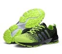 Löparskor för kvinnor och män Bekväma sneakers med andningsbar stickad ovandel Stabil häl Profilera sula Material gummi syntet och EVA 10