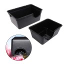 Kasse för reptiler till terrariet Svart plastskydd med halvcirkelformad ingång och rundade hörn Mått 13,8 x 9,5 x 6 cm För lugn vila 4