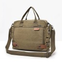 Tygväska för bärbar dator med handtag och avtagbar axelrem Främre fack med organiserare Sido fickor med dragkedja 35 x 29 x 13 cm 5