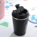 Resande termosmugg för kaffe och varma drycker Håller värmen i upp till 8 timmar Rostfritt stål Lock med öppning för att dricka och vikbar 7