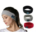 Trådlöst huvudband med hörlurar för musiklyssning Bluetooth 5.0 Räckvidd 10 m Batteritid 6 till 7 timmar Stickad av akryl fiber 4