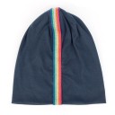 Mössa med regnbågsrand för män och kvinnor En enfärgad lös mössa av bomull och polyester För vår och höst Huvudomfång 54 till 59 cm 10