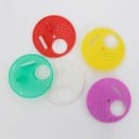 Ingångslock för bikupa 12 st Rotationsbar plastskiva 6,8 cm Rund ingång 2,6 cm Ventilerande galler och smal öppning Biodlingsutrustning 9
