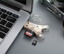Kortläsare för SD- och Micro SD-kort 4 i 1 för telefon och dator Kontakter Lightning USB-C Micro USB och USB 3.0 Plast ABS 8,1 x 5,1 x 1,1 cm 4