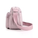 Dam crossbody-väska med fickor med dragkedja Bred justerbar rem Nylon och polyester 24 x 20 x 14 cm För varje dag 9