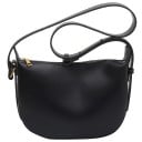 Dams crossbody-väska över axeln i halvmåneform Dragkedjestängning Justerbar rem med spänne PU-läder och polyester 27 x 6 x 19 cm 8