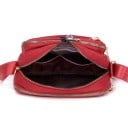 Dams crossbody-väska över axeln Flera fack och fickor med dragkedja Bred rem Nylon och polyester 27 x 21 x 9 cm För varje dag 8