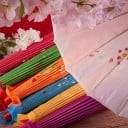 84 cm Női esernyő Japán cseresznyevirág Sakura Stílusos esernyő virágmintával Elegáns védelem az eső ellen divatos kiegészítő 2