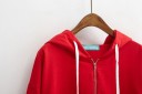 Dam vårjacka anorak i japansk stil med huva Dragkedja på bröstet Känguruficka Elastiska ärmslut och nederkant Bomull, polyester och akryl 35