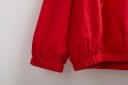 Dam vårjacka anorak i japansk stil med huva Dragkedja på bröstet Känguruficka Elastiska ärmslut och nederkant Bomull, polyester och akryl 40