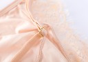Damsk lätt bralette med fin spets Glänsande triangulära kupor Justerbara tunna axelband Nylon och polyester 11