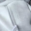 Dams kort hoodie med motiv av utomjording på bröstet Rund halsringning Långa ärmar med ribbad mudd Borstad insida 5