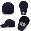Dam baseballkeps med böjd skärm Bomullsmössa i enfärgad design med ventilationshål och knapp på toppen Huvudomkrets 56 till 60 cm 9