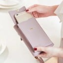 Dams mini crossbody väska för mobiltelefon Med tofs Metalldekoration Framficka Konstgjort PU-läder Bredd 11 cm Höjd 18 cm 8