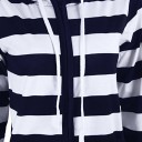Randig hoodie för dam A33 6