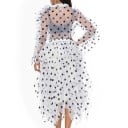 Blusa y falda de lunares para mujer 3