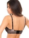 Sexy Damen-BH mit Blumen und Schleifen – Schwarz 2