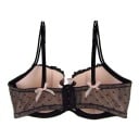 Sexy Damen-BH mit Blumen und Schleifen – Schwarz 4
