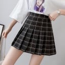 Minifalda plisada de mujer, cuadros 8