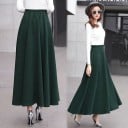 Falda formal de talle alto para mujer A1147 9