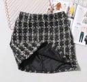 Falda de mujer con estampado de cuadros 6