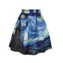 Falda estampada mujer A1136 3