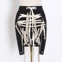 Falda de mujer con cordones 3