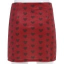 Falda de mujer con corazones 3