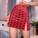 Falda de mujer con corazones 6