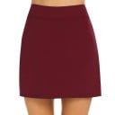 Falda de mujer con pantalón corto cosido 8