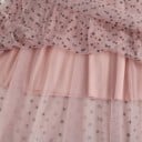Falda midi de tul con lunares para mujer 8